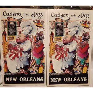 Cooking With Jazz New Orleans Postcards Set Of 2 Vintage Collectors Item